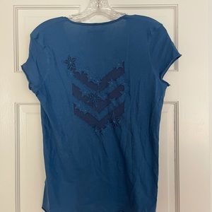 Zadig and Voltaire tshirt fishnet back